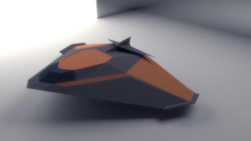 Lowpoly Spaceship preview image